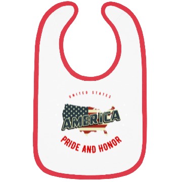 Discover Betsy Flag pride and honor America First 1776 Bibs