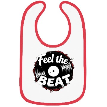 Discover Classic Vinyl 'Feel The Beat' Bibs