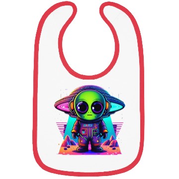 Discover Cute alien sticker Bibs