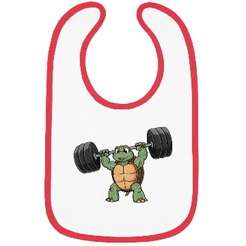 Discover Strong turtle fitness barbell workout training Bibs
