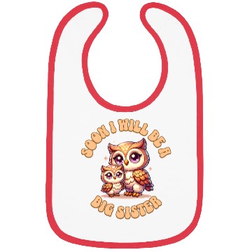 Discover Soon I Will Be A Big Sister Sweet Tiger Bibs