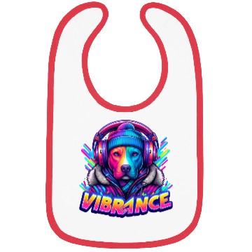 Discover Neon Vibes Pit Bull Bibs