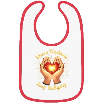 Discover Promote Unity and Courage: Share Kindness Bibs