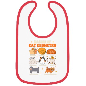 Discover Math Teacher Life Teaching Basics Of Cat Geometry Bibs