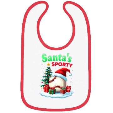 Discover Santa's Sporty Christmas Bibs
