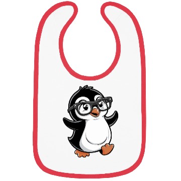 Discover Funny Penguin , Cute Penguin , Penguin Lovers Bibs