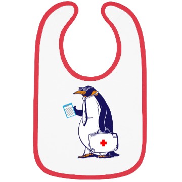 Discover Penguin Doctor, Penguin Famila, funny penguin Bibs