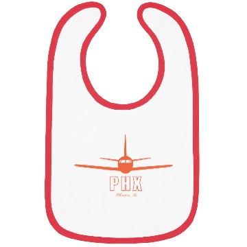 Discover Phoenix Arizonna AZ Airport Code PHX Bibs