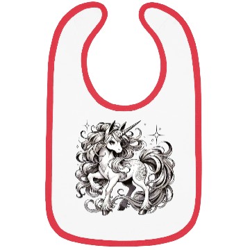Discover Manga Magic Unicorn Bibs