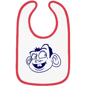 Discover Monkey Face Sweet Cute Little Head Laughs Happy Bibs