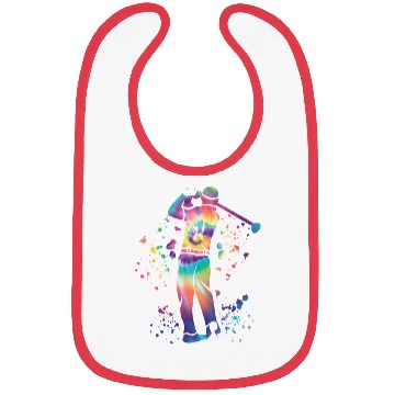 Discover Golfer Colorsplash Kids Miniature Golf Bibs