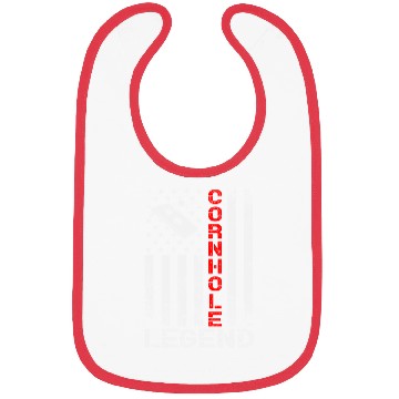 Discover Cornhole Legend US American Flag Bibs