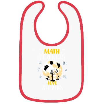 Discover Math Teacher Funny Halloween Math Teachers Bibs
