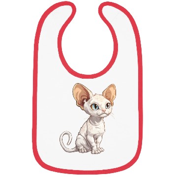 Discover Sphynx Cat Cute Funny Cat Lover Bibs