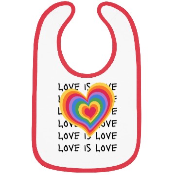 Discover Love is Love Embrace Every Kind of Love Bibs