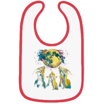 Discover Goat Farm Animal Farmer Howling Moon Bibs