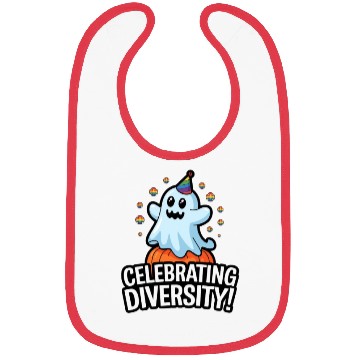 Discover Whimsical Ghost Halloween Celebration Bibs