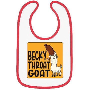 Discover Becky the Throat Goat Bibs