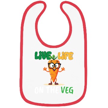 Discover Funny plant based design_ carrot with funny Vegan Bibs