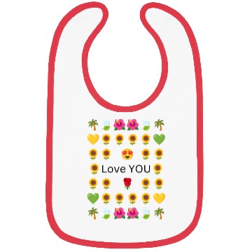 Discover Love You Design Bibs