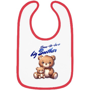 Discover I'm Going To Be A Big Brother Cute Teddy Bears, Bibs