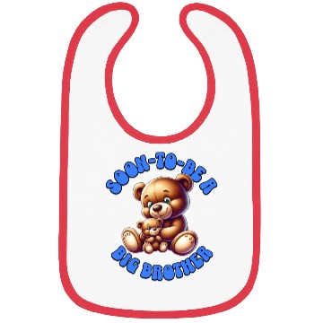 Discover I'm Going To Be A Big Brother Cute Teddy Bears, Bibs