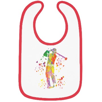 Discover Golfer Colorsplash Kids Miniature Golf Bibs