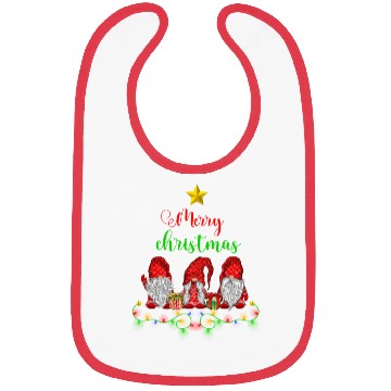 Discover Gnomes Christmas Tree Funny Xmas Holidays Bibs