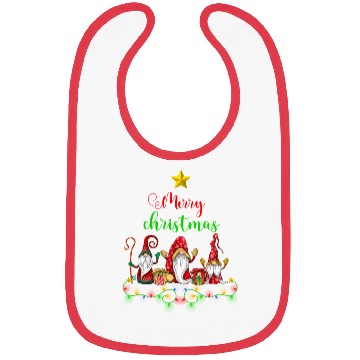 Discover Gnomes Christmas Tree Funny Xmas Holidays Bibs