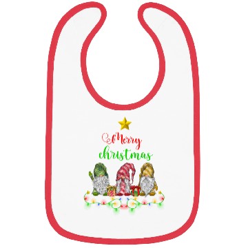 Discover Gnomes Christmas Tree Funny Xmas Holidays Bibs