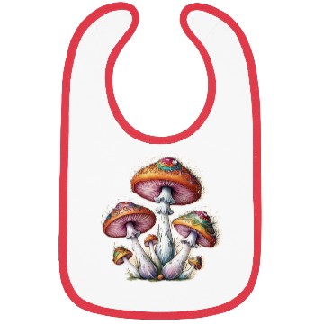 Discover Mushrooms Beautiful Bibs