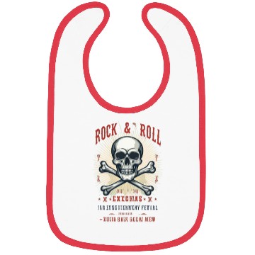 Discover Skull Festival Flyer Bibs