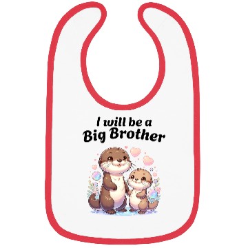 Discover I'm Going To Be A Big Brother Sweet Otter, Brother Bibs