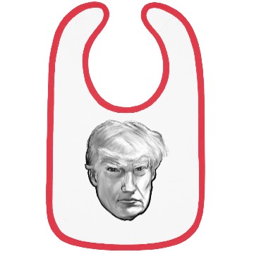 Discover Trump Head 24 Bibs