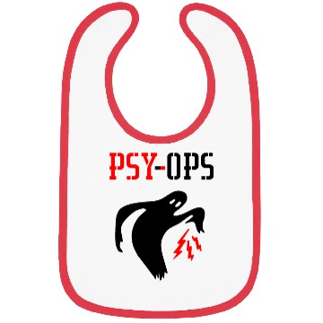 Discover Psy-ops Secret Military Group US Armed Forces Bibs