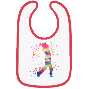 Discover Golfer Colorsplash Kids Miniature Golf Bibs