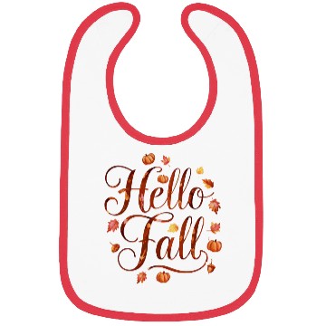 Discover Hello Fall - Embrace the Autumn Vibes Bibs