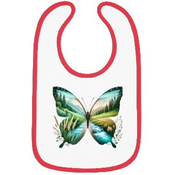 Discover Butterfly of Serenity  Bibs