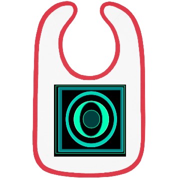 Discover Geometrical green shapes Bibs