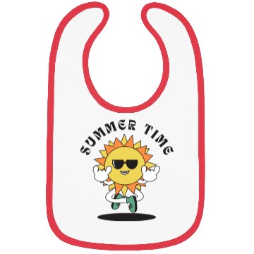 Discover cute summer time design Bibs