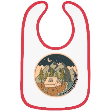 Discover I hate people CampingVibes Bibs