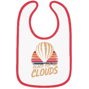 Discover Reach For The Clouds Hot Air Balloon Inspiration Bibs
