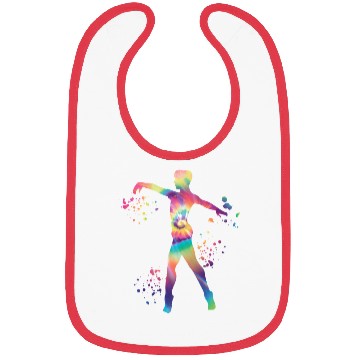 Discover Ballet Dancer Colorsplash Man Ballerino Bibs