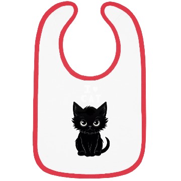 Discover I love cat Bibs
