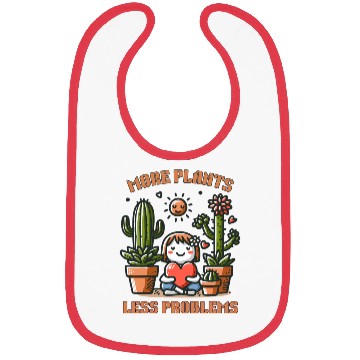 Discover More Plants Less Problems Bibs