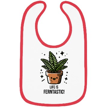 Discover Life is Ferntastic Bibs