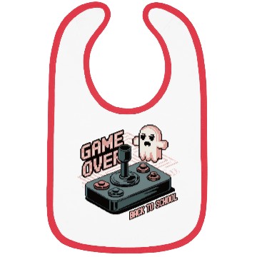 Discover Game over back to school Bibs