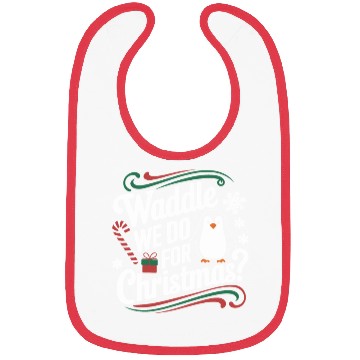 Discover Waddle We Do For Christmas Penguin Christmas Fun Bibs