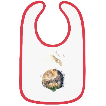 Discover Wolf Moon Magic Bibs