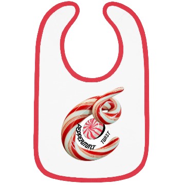 Discover Peppermint Candy Bibs